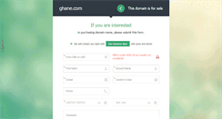 Desktop Screenshot of ghane.com